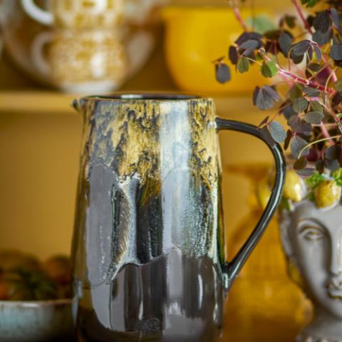 Wyatt Vase, Marron, Grès