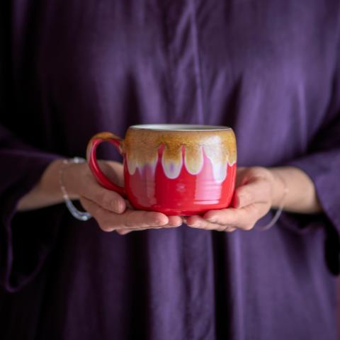 Sheen Tasse, Multicolore, Grès