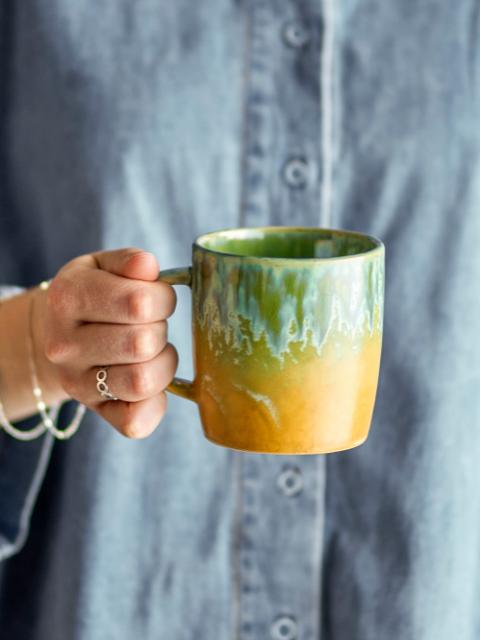 Milani Mug, Verte, Grès