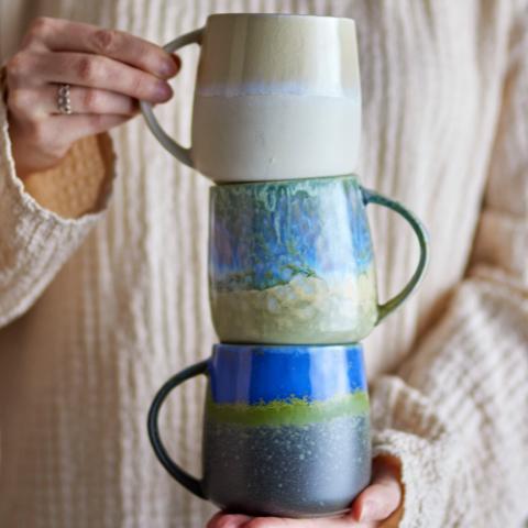 Cloe Mug, Bleu, Grès