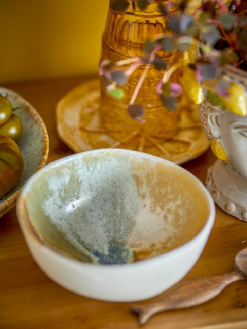 Lacey Bowl, Yellow, Stoneware