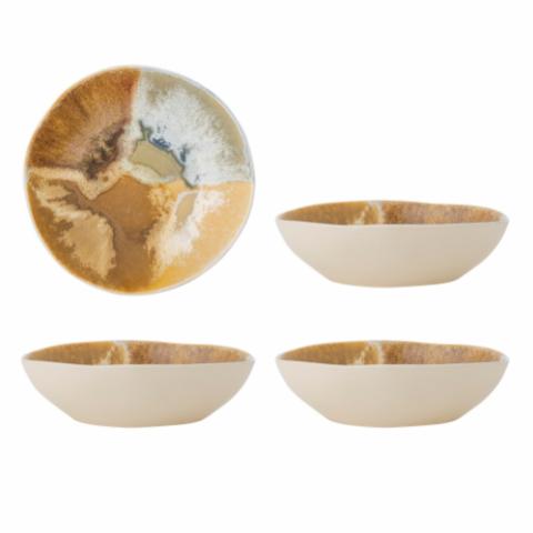 Lacey Bowl, Yellow, Stoneware
