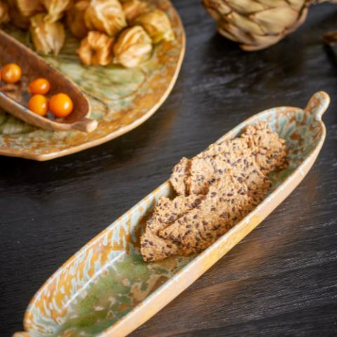 Milani Assiette de service, Verte, Grès