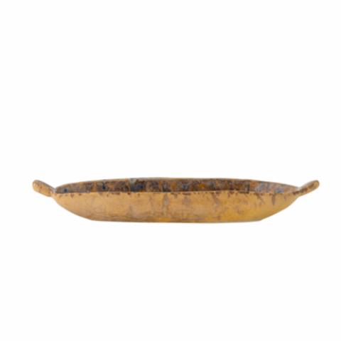 Milani Serving Plate, Brown, Stoneware