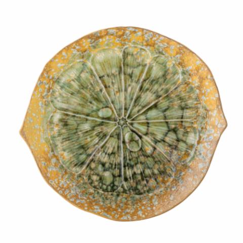 Milani Servierplatte, Grün, Steingut