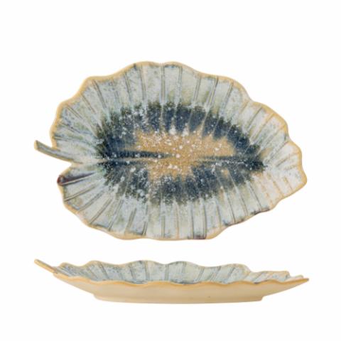 Dorreen Serving Plate, Blue, Stoneware