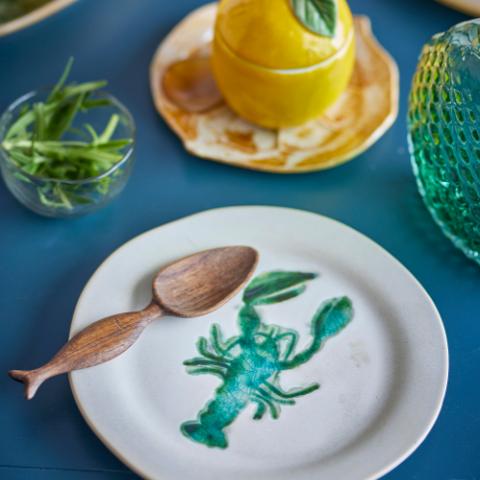 Hadden Assiette, Verte, Grès