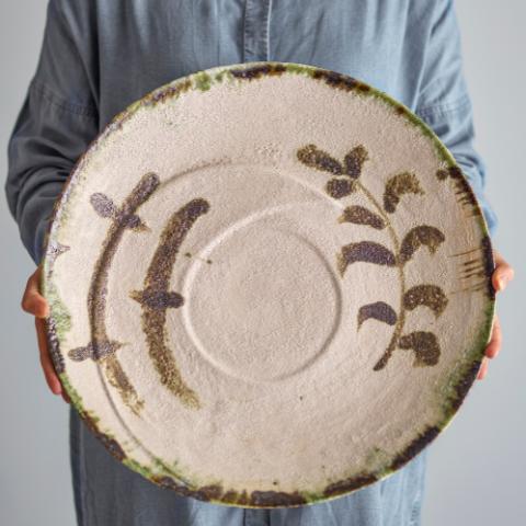 Hadyn Tray, White, Stoneware