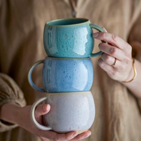 Harriet Mug, Bleu, Grès