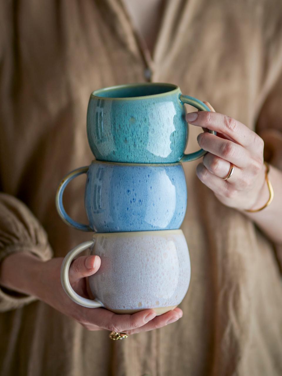 Harriet Becher, Blau, Steingut