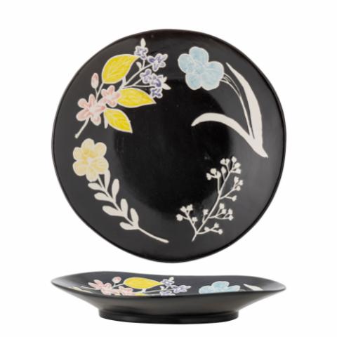 Amberly Serving Tray, Grey, Stoneware
