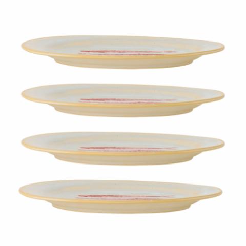 Hadden Plate, Red, Stoneware