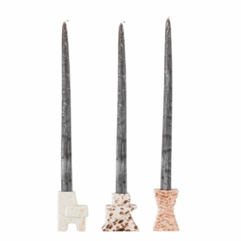 Blanchard Candle Holder, Nature, Stoneware