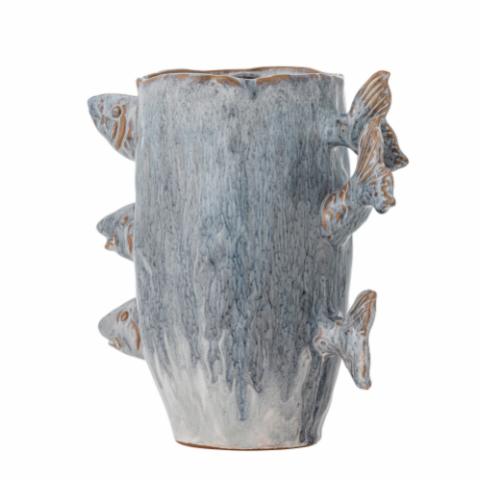 Tace Vase, Blue, Stoneware