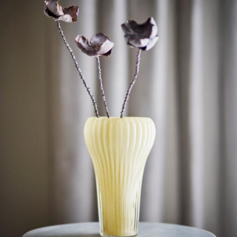 Averie Vase, Gul, Glas