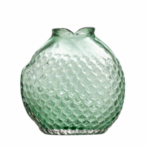 Bree Vase, Verte, Verre