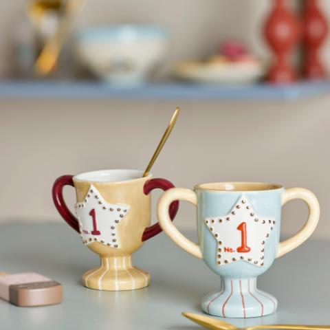 Trophy Cup, Multi, Stoneware
