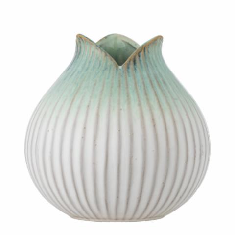Skylar Vase, Green, Stoneware