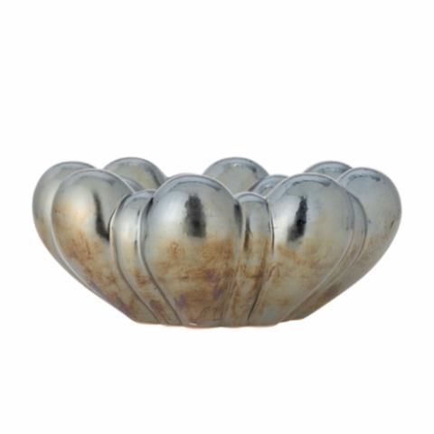 Sheeran Bowl, Silver, Stoneware