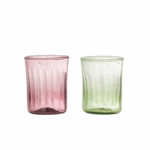 Sunil Drinking Glass, Green, Glass