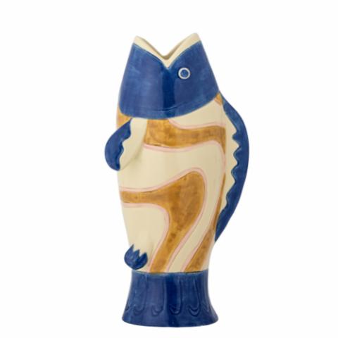 Irving Vase, Bleu, Grès