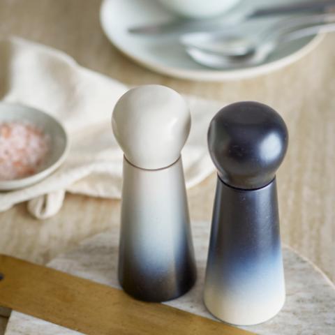 Hyman Salt & Pepper Mill, Bleu, Bois d'hévéa