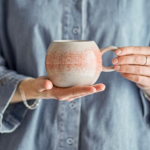 Paula Becher, Orange, Steingut