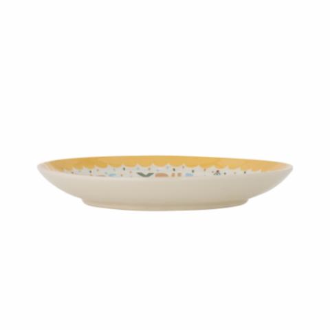 Celebrate Plate, Yellow, Stoneware