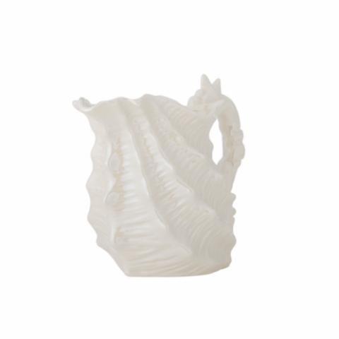 Shellie Jug, White, Stoneware