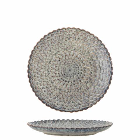 Katrina Plate, Grey, Stoneware