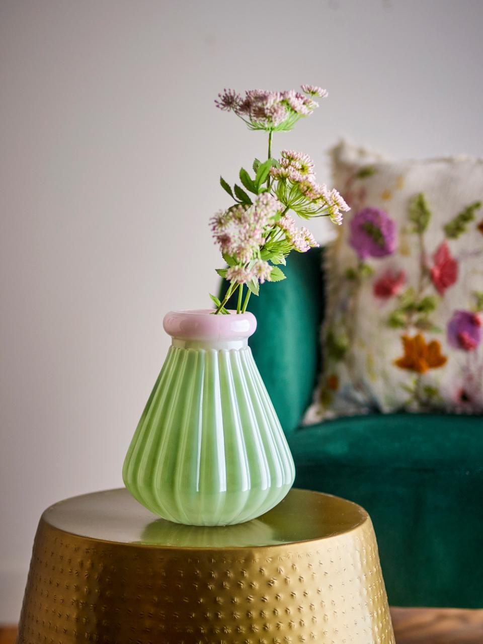 Judith Vase, Grün, Glas