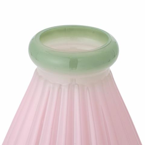 Judith Vase, Rose, Glass