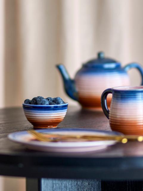 Tatum Schale, Bunt, Steingut