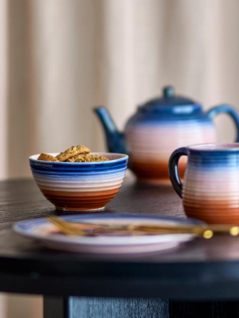 Tatum Skål, Multifarvet, Stentøj