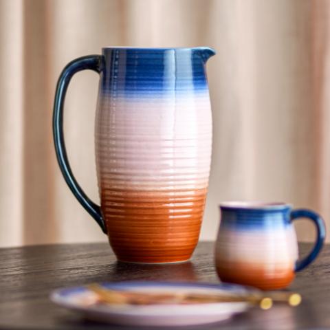 Tatum Jug, Multi, Stoneware