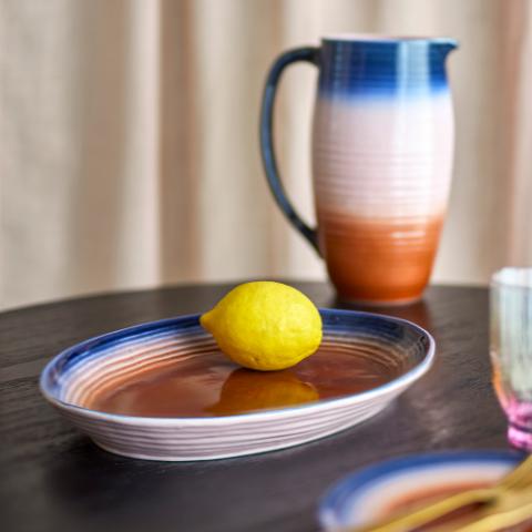 Tatum Serving Plate, Multi, Stoneware