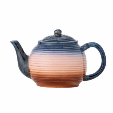 Tatum Teapot w/Teastrainer, Multi, Stoneware