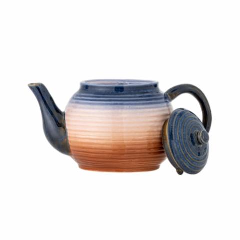 Tatum Teapot w/Teastrainer, Multi, Stoneware