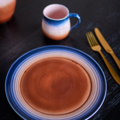 Tatum Plate, Multi, Stoneware