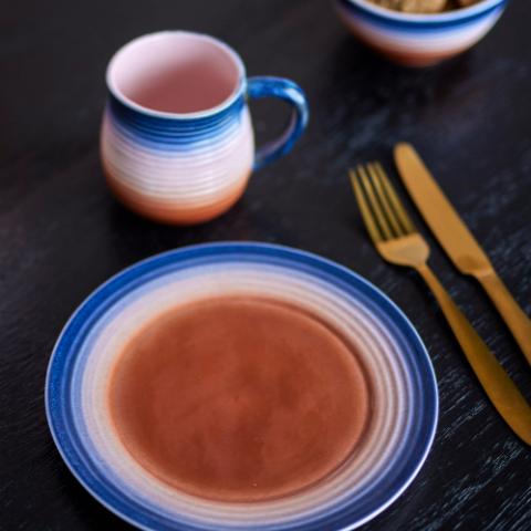 Tatum Plate, Multi, Stoneware