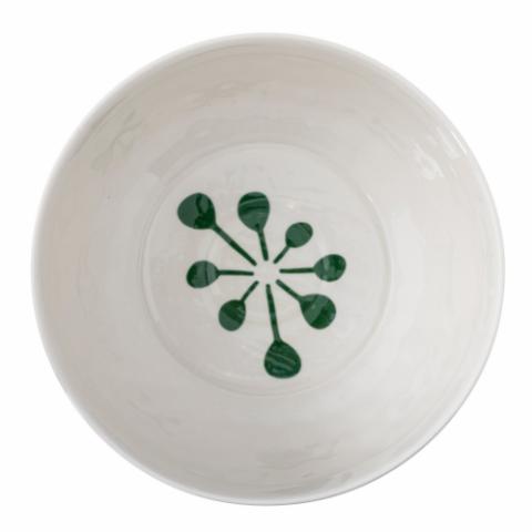 Linora Bowl, Green, Stoneware