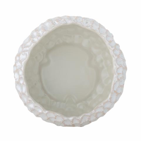 Lowen Bowl, White, Stoneware