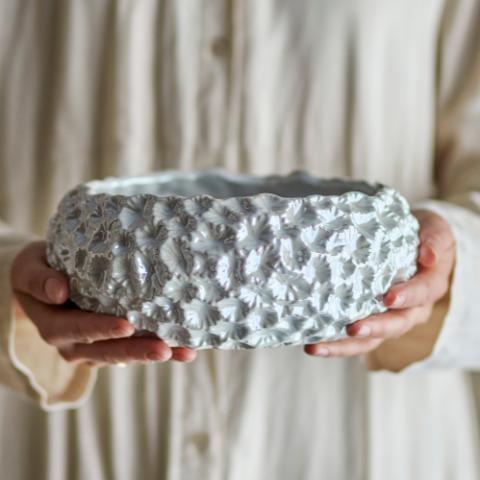 Lowen Bol, Blanc, Grès