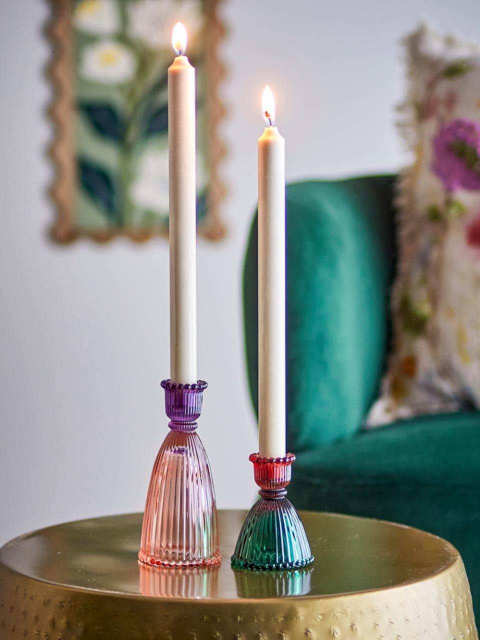 Shilo Kerzenhalter, Bunt, Glas