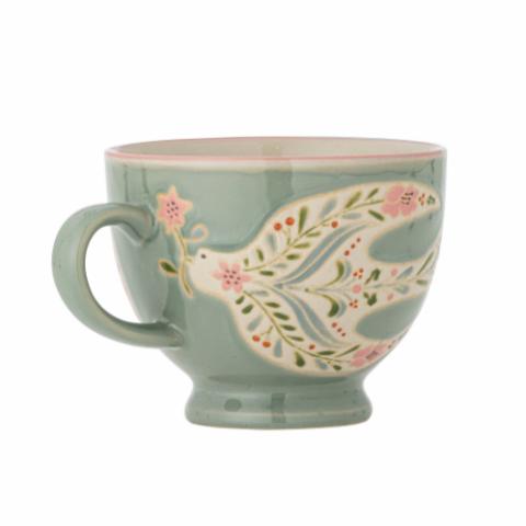 Rosalynde Mug, Green, Stoneware