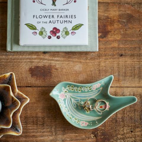 Rosalynde Serving Plate, Green, Stoneware