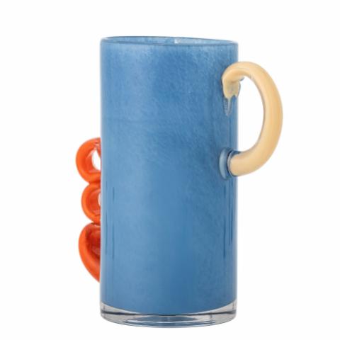 Carlie Vase, Bunt, Glas