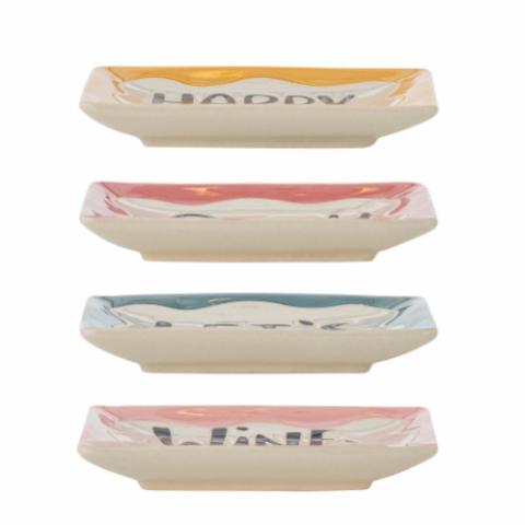 Soline Tallerken, Multifarvet, Stentøj