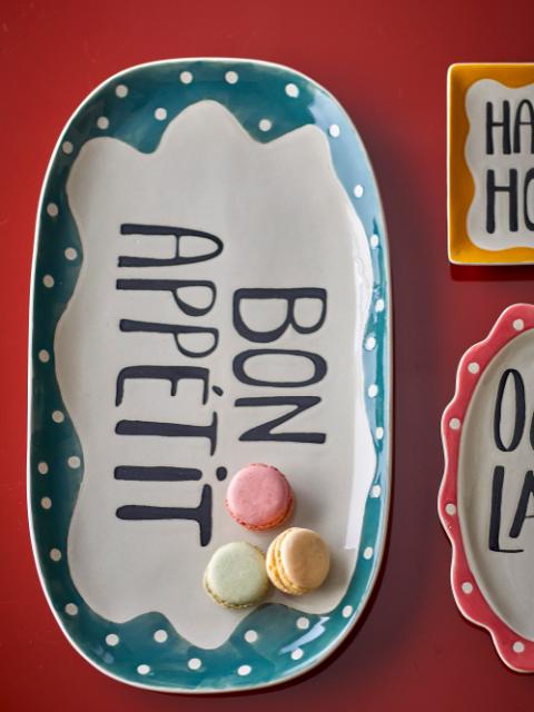 Soline Serving Plate, Multi, Stoneware