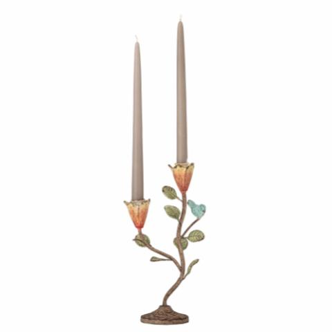 Zaina Candle Holder, Multi, Metal